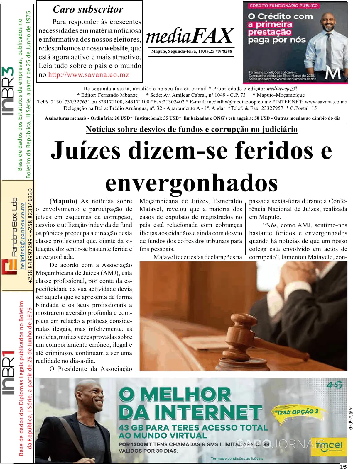 Capa Mediafax