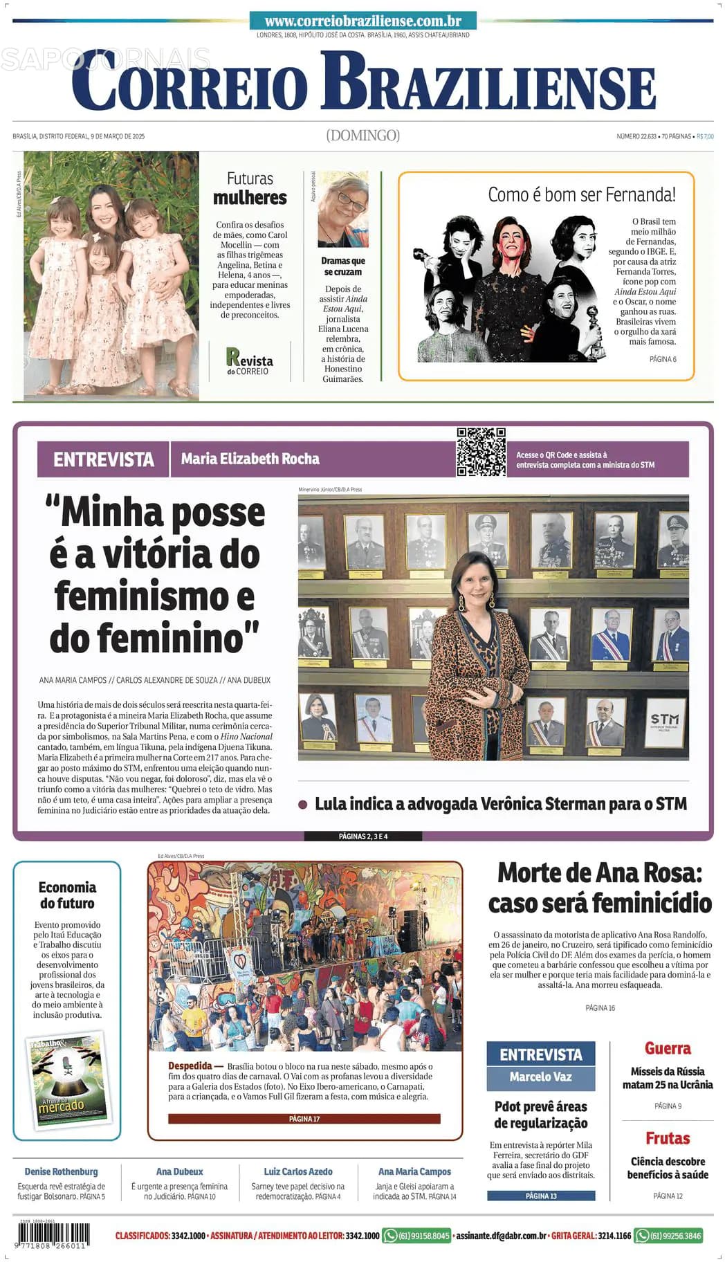 Capa Correio Braziliense