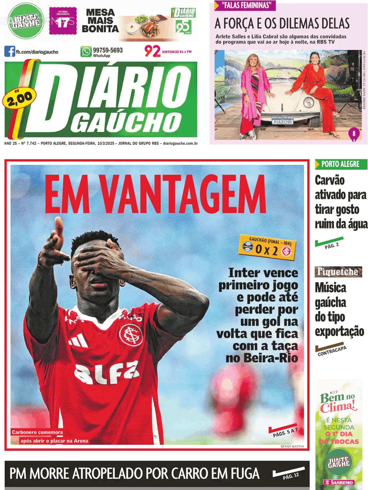 Capa Diário Gaúcho