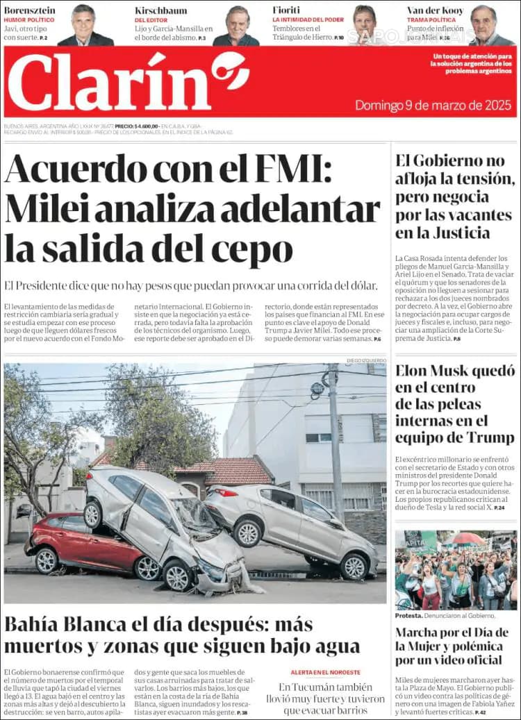 Capa Clarín