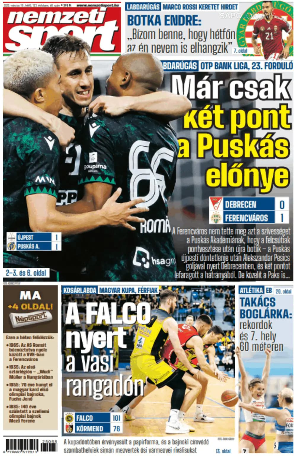 Capa Nemzeti Sport