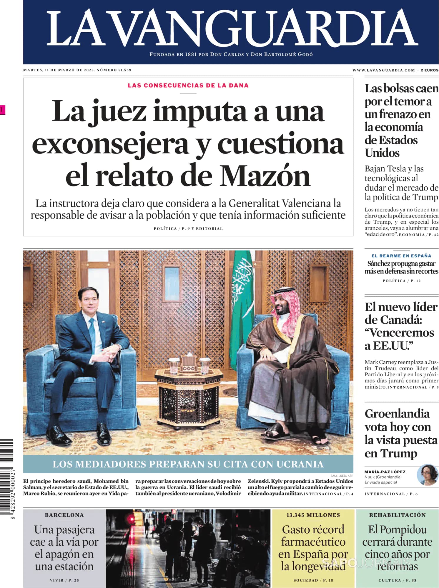 Capa La Vanguardia