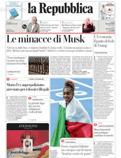 Capa La Repubblica