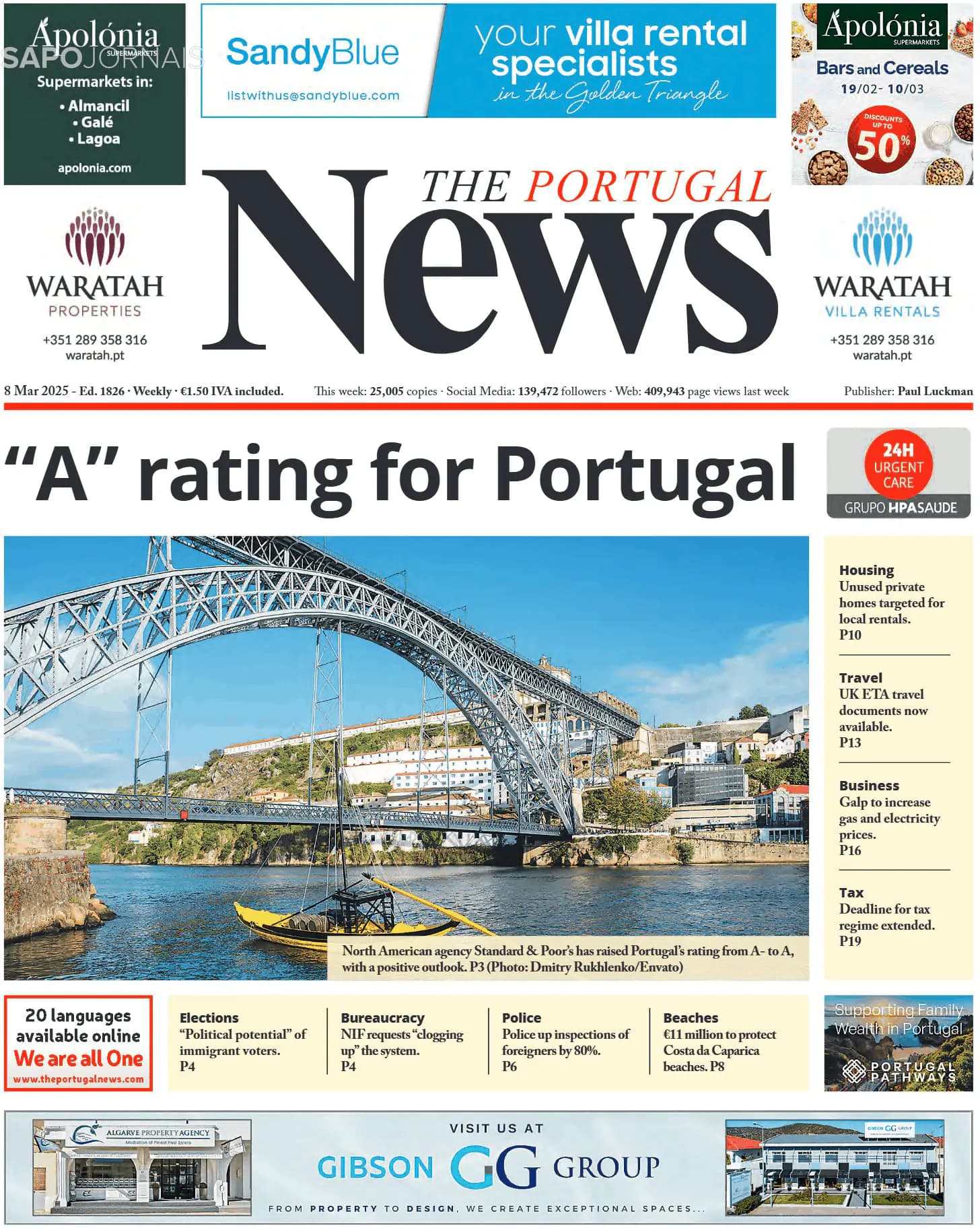 Capa The Portugal News