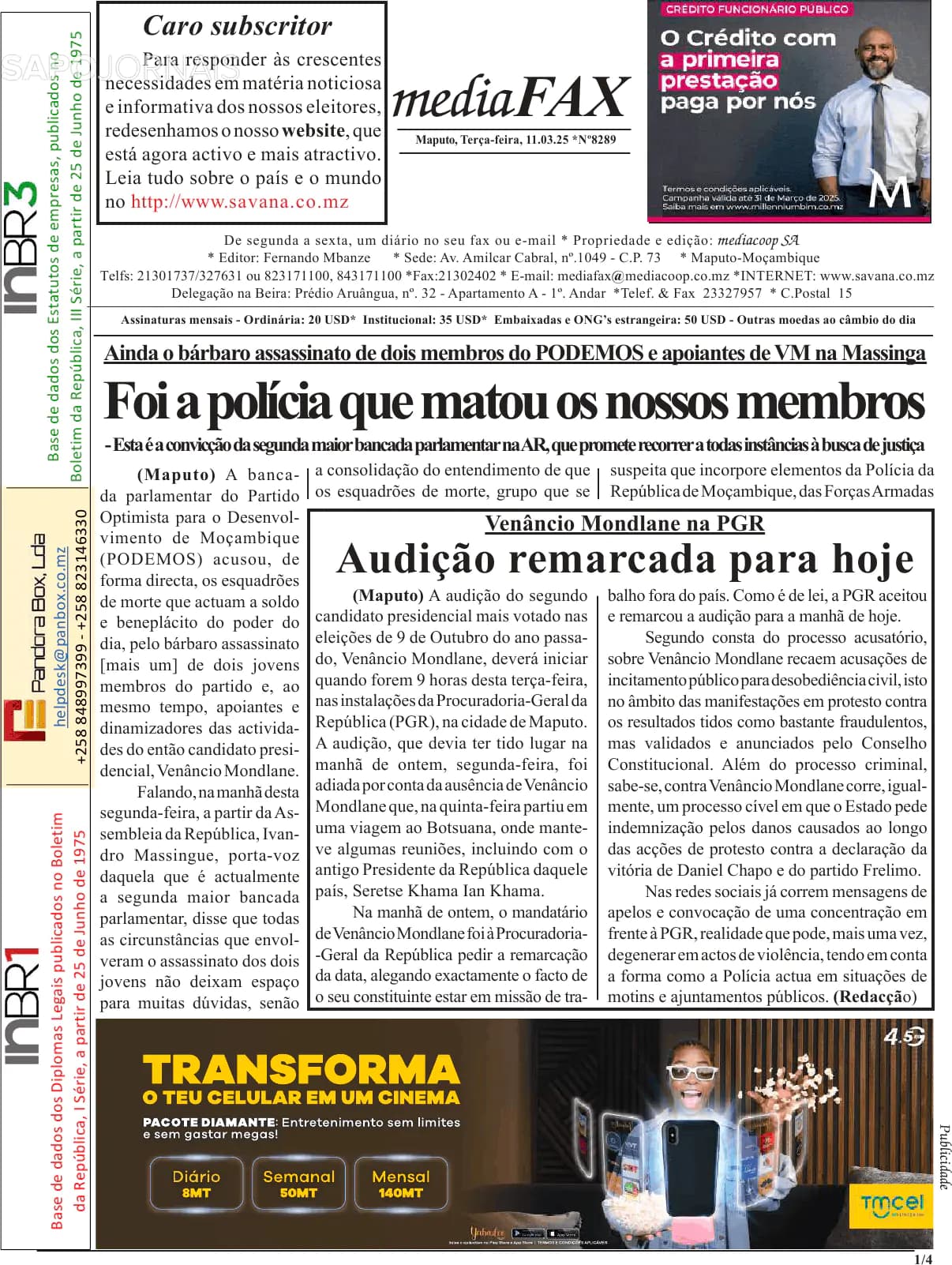 Capa Mediafax