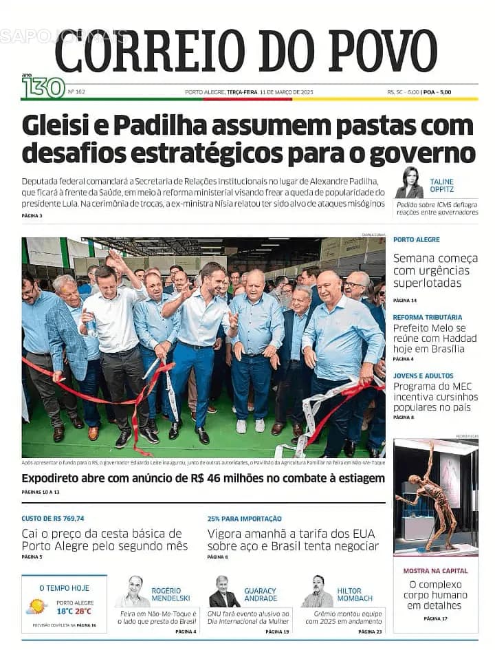 Capa Correio do Povo