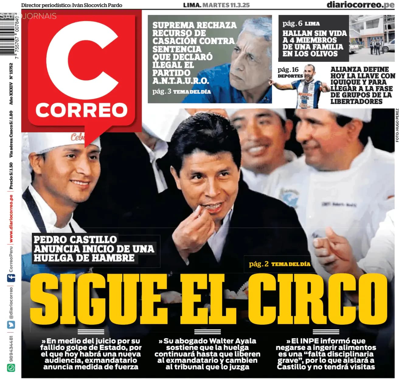 Capa Diario Correo