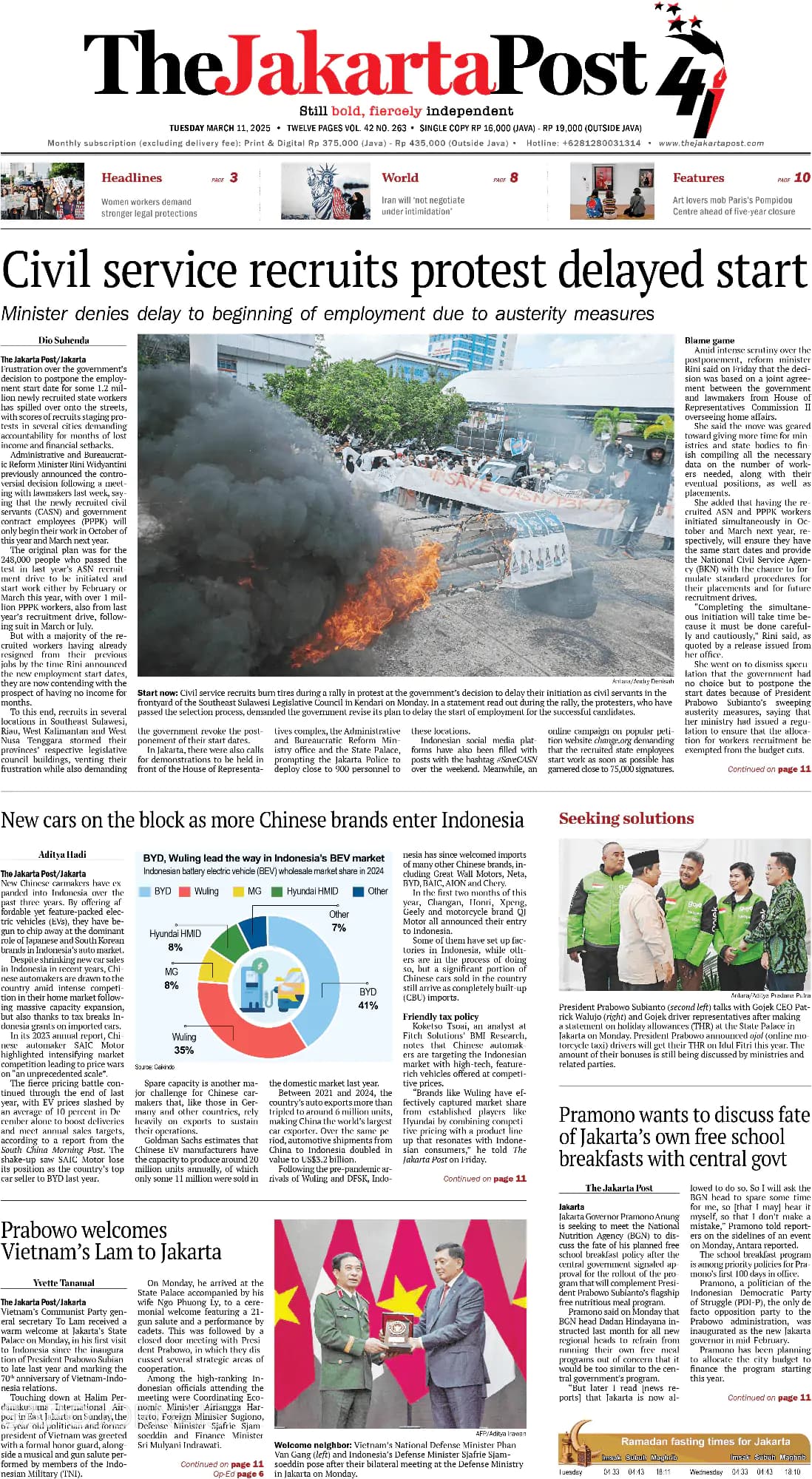 Capa The Jakarta Post