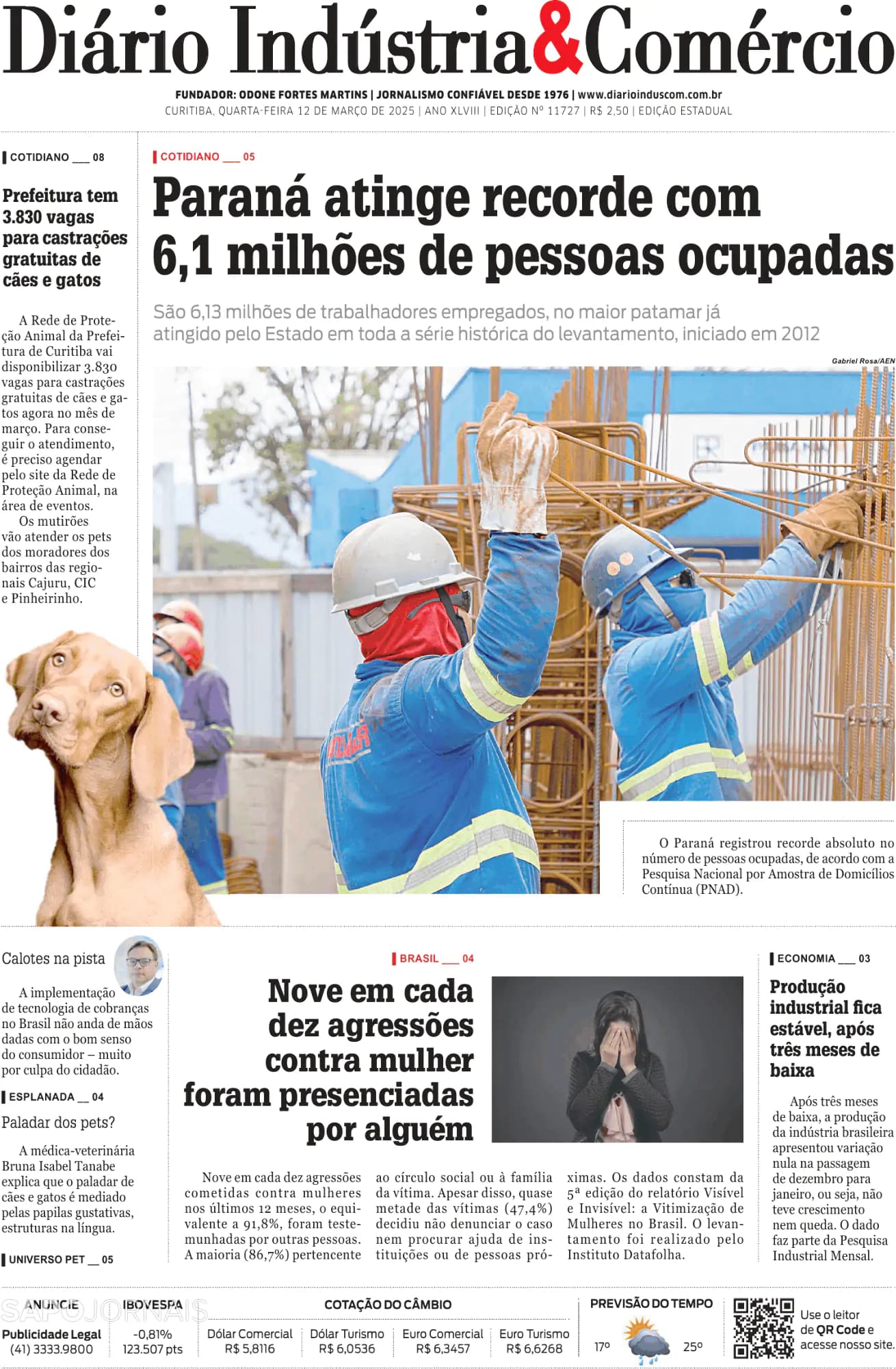 Capa Diário Indústria & Comércio