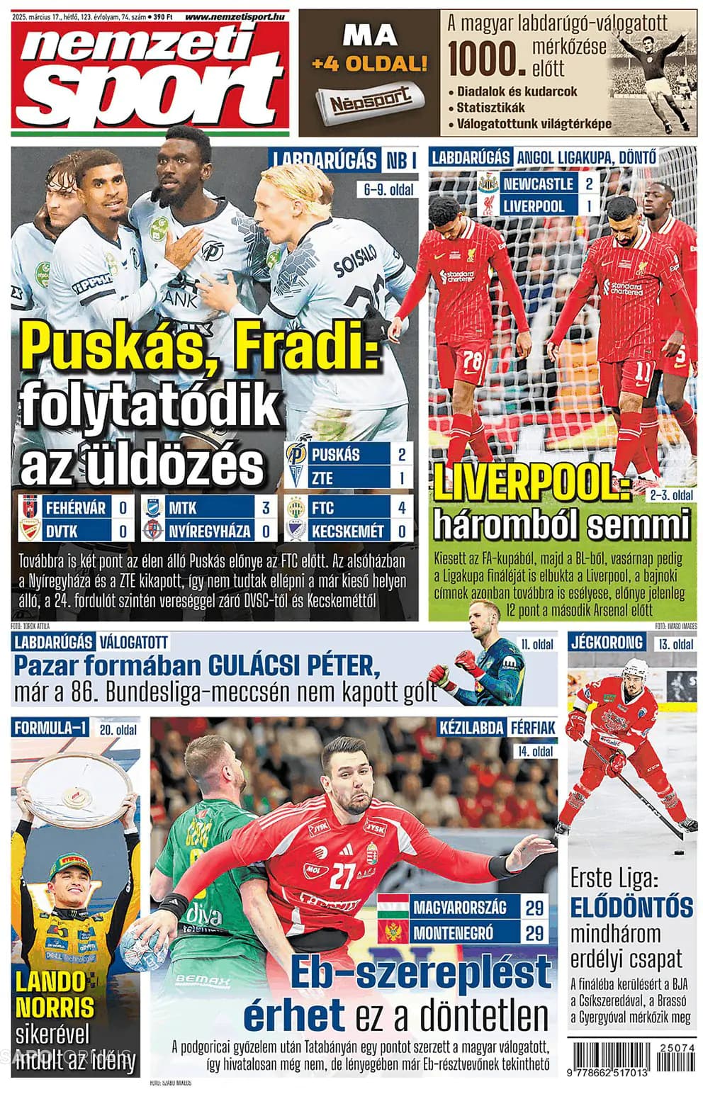 Capa Nemzeti Sport