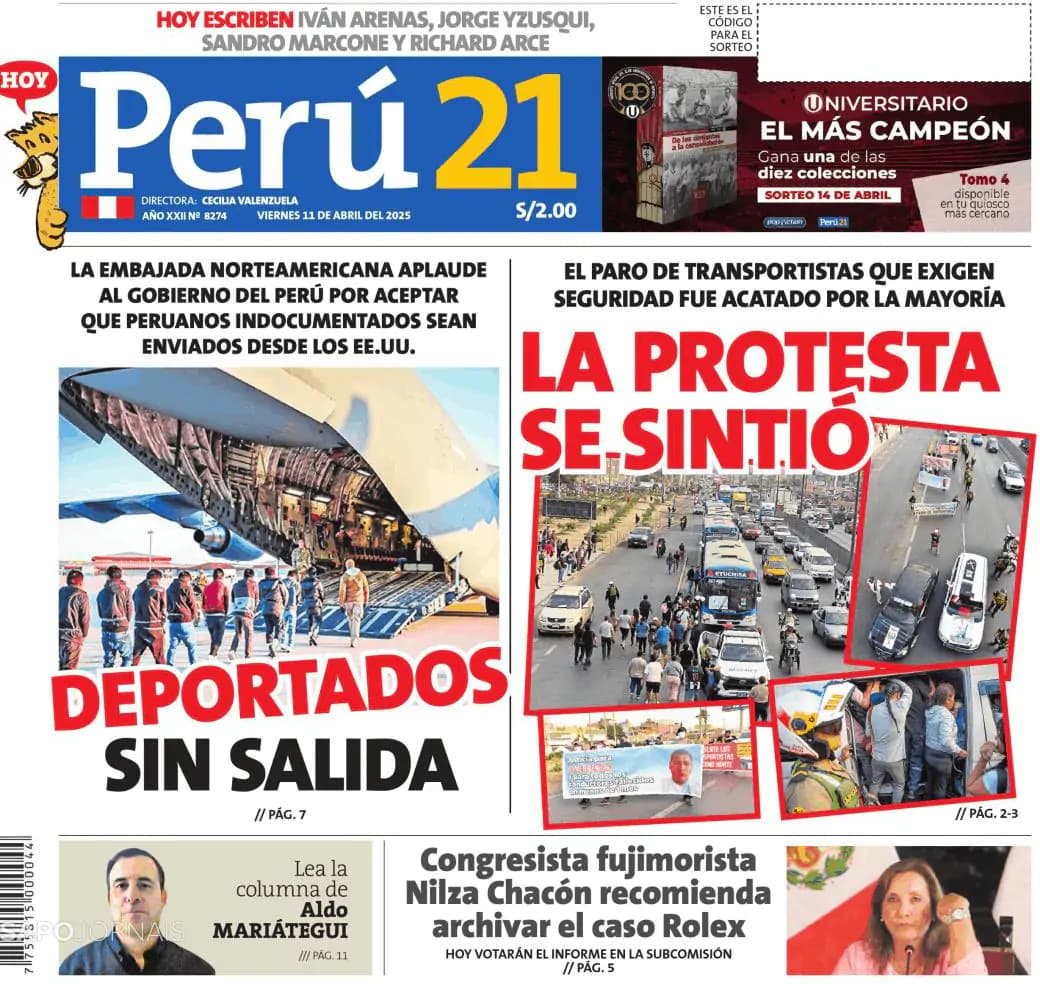 Capa Perú 21