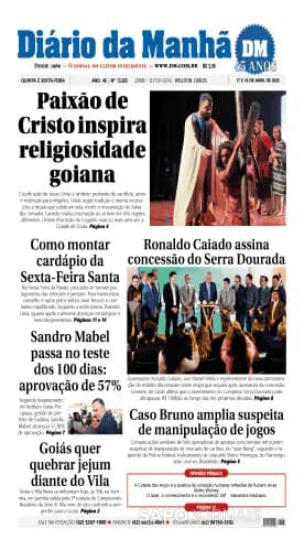 Capa Diário da Manhã