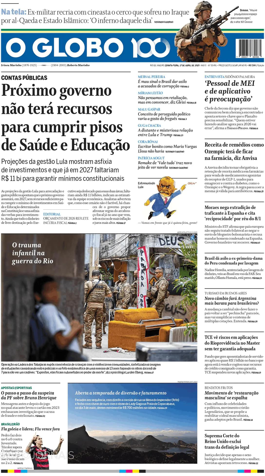 Capa O Globo