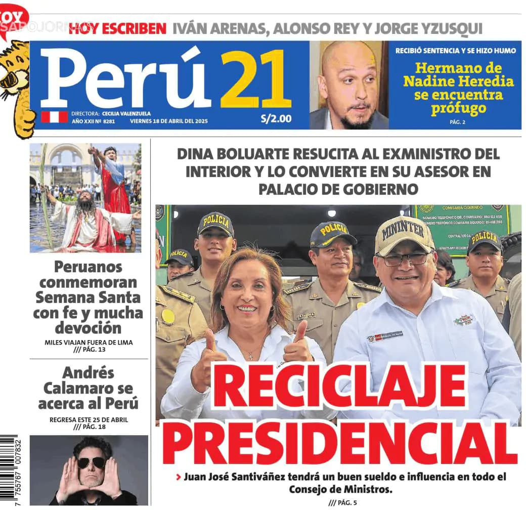 Capa Perú 21