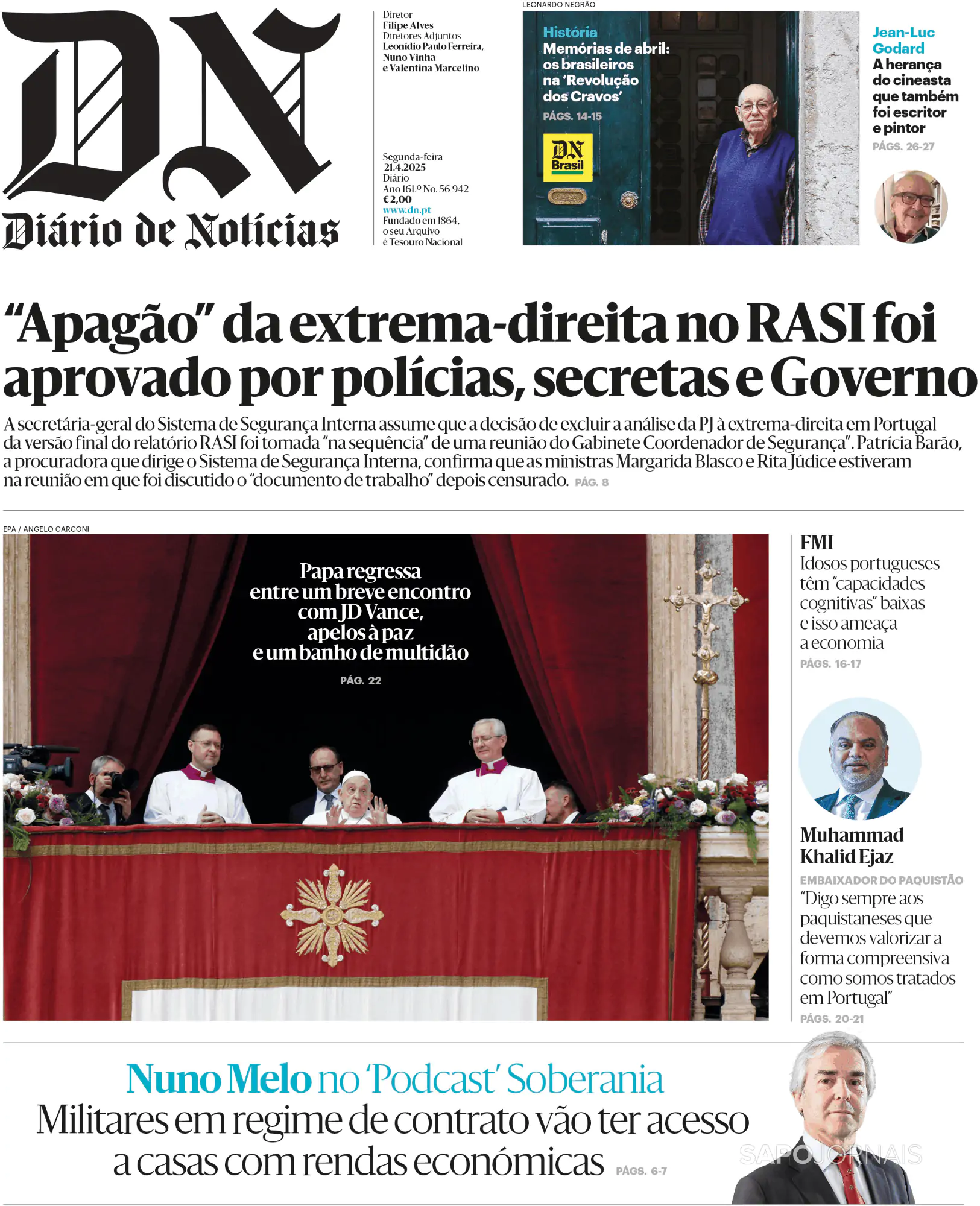Capa O Jornal Económico