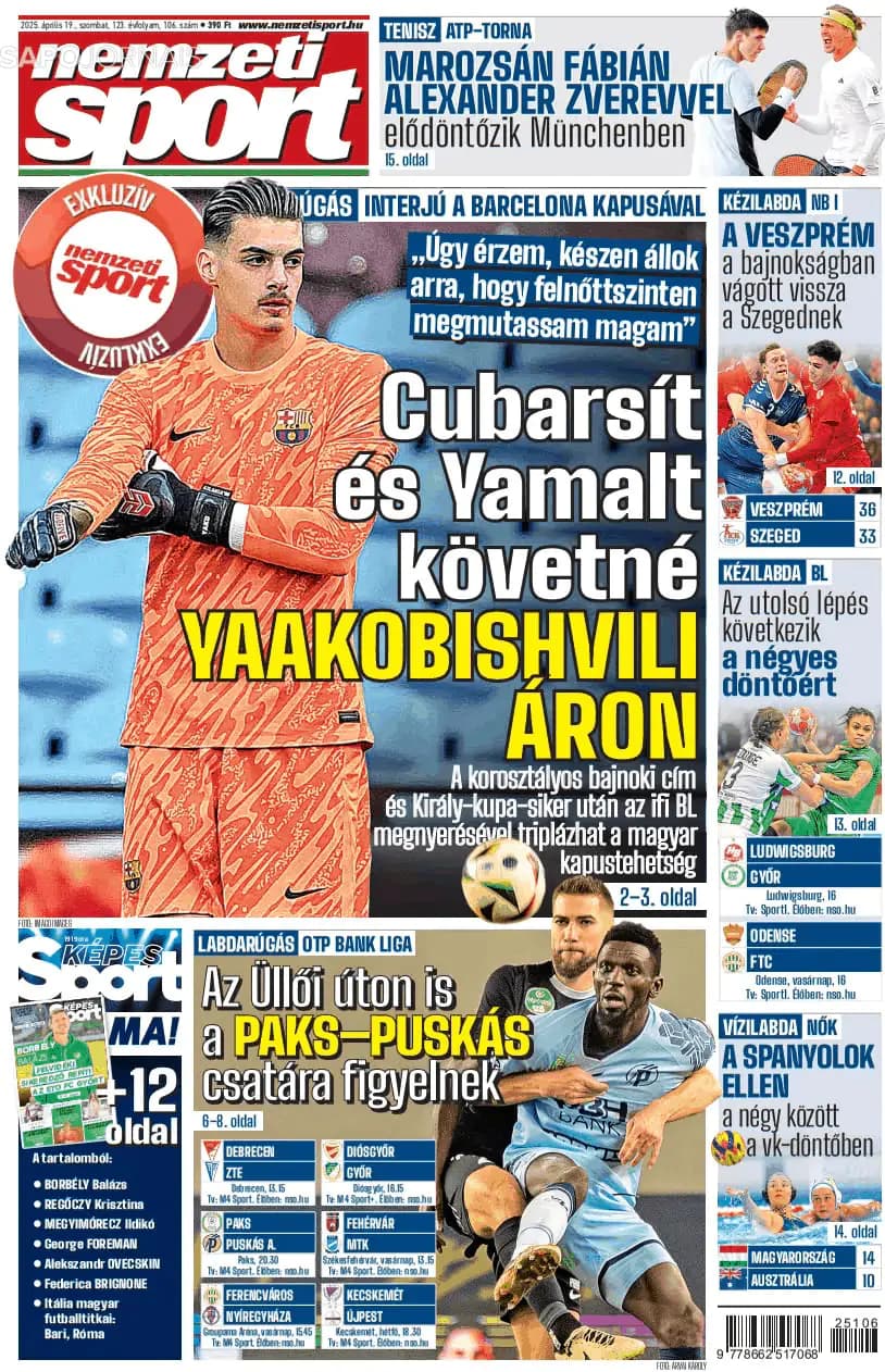 Capa Nemzeti Sport