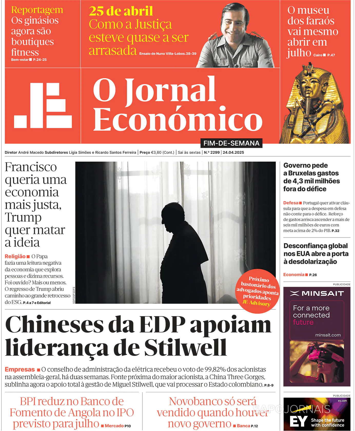 Capa O Jornal Económico
