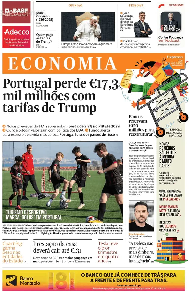 Capa Economia/ Expresso