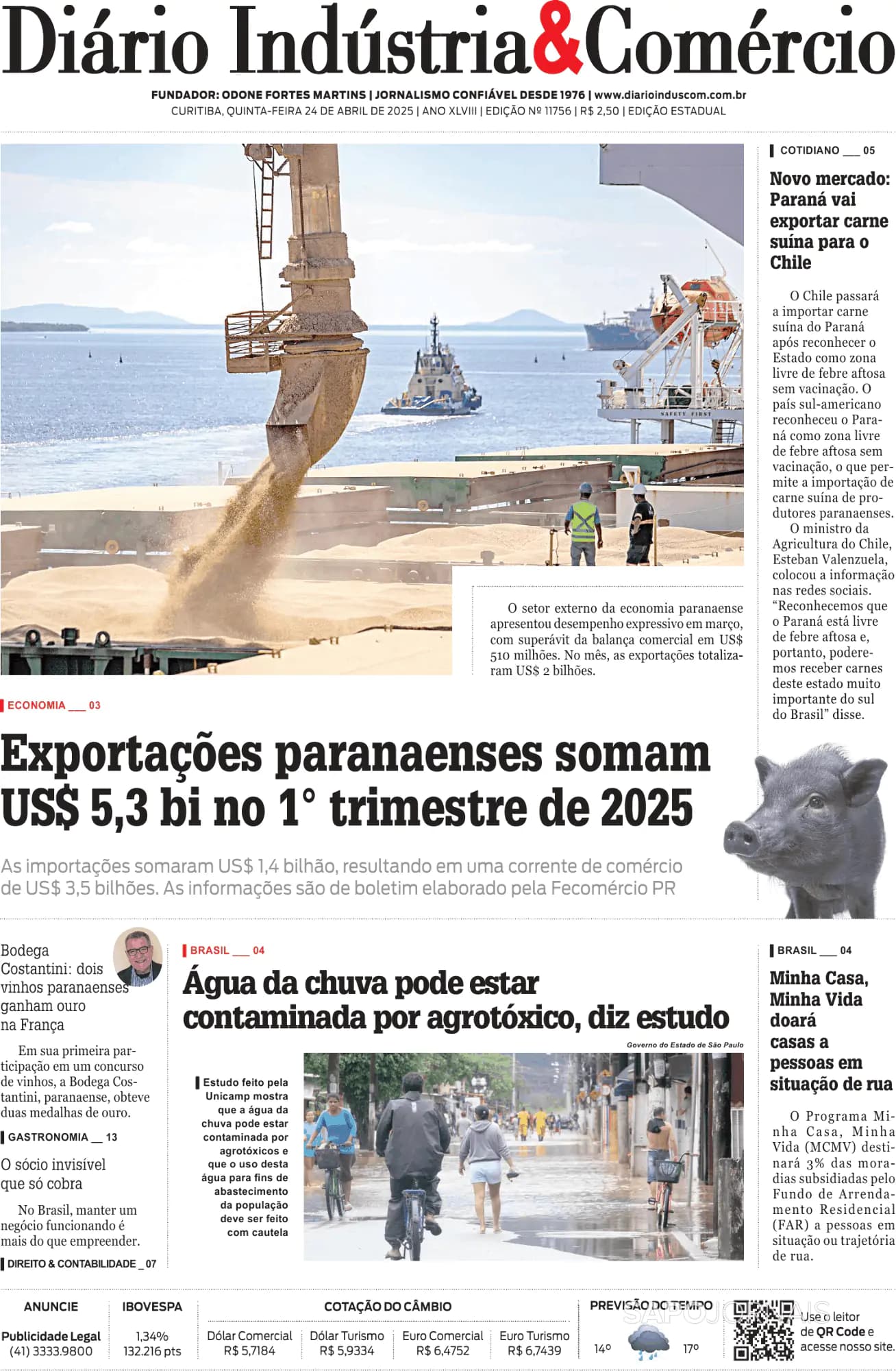 Capa Diário Indústria & Comércio