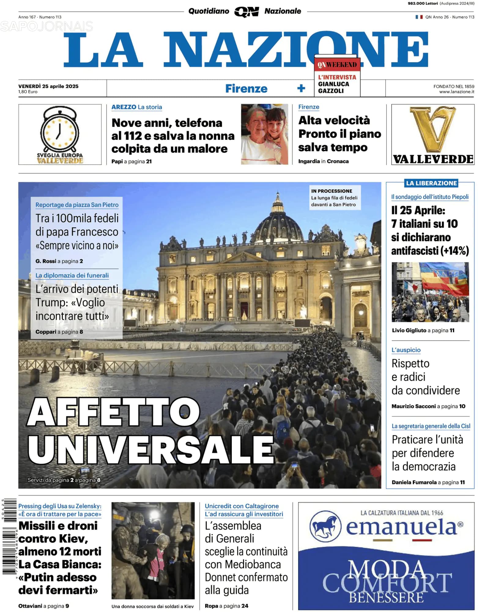 Capa La Nazione