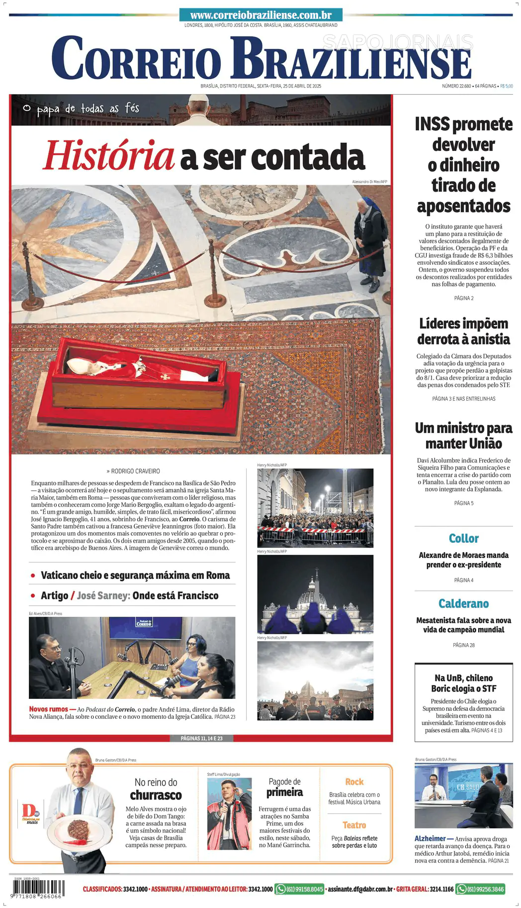 Capa Correio Braziliense