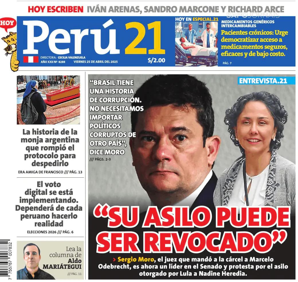 Capa Perú 21