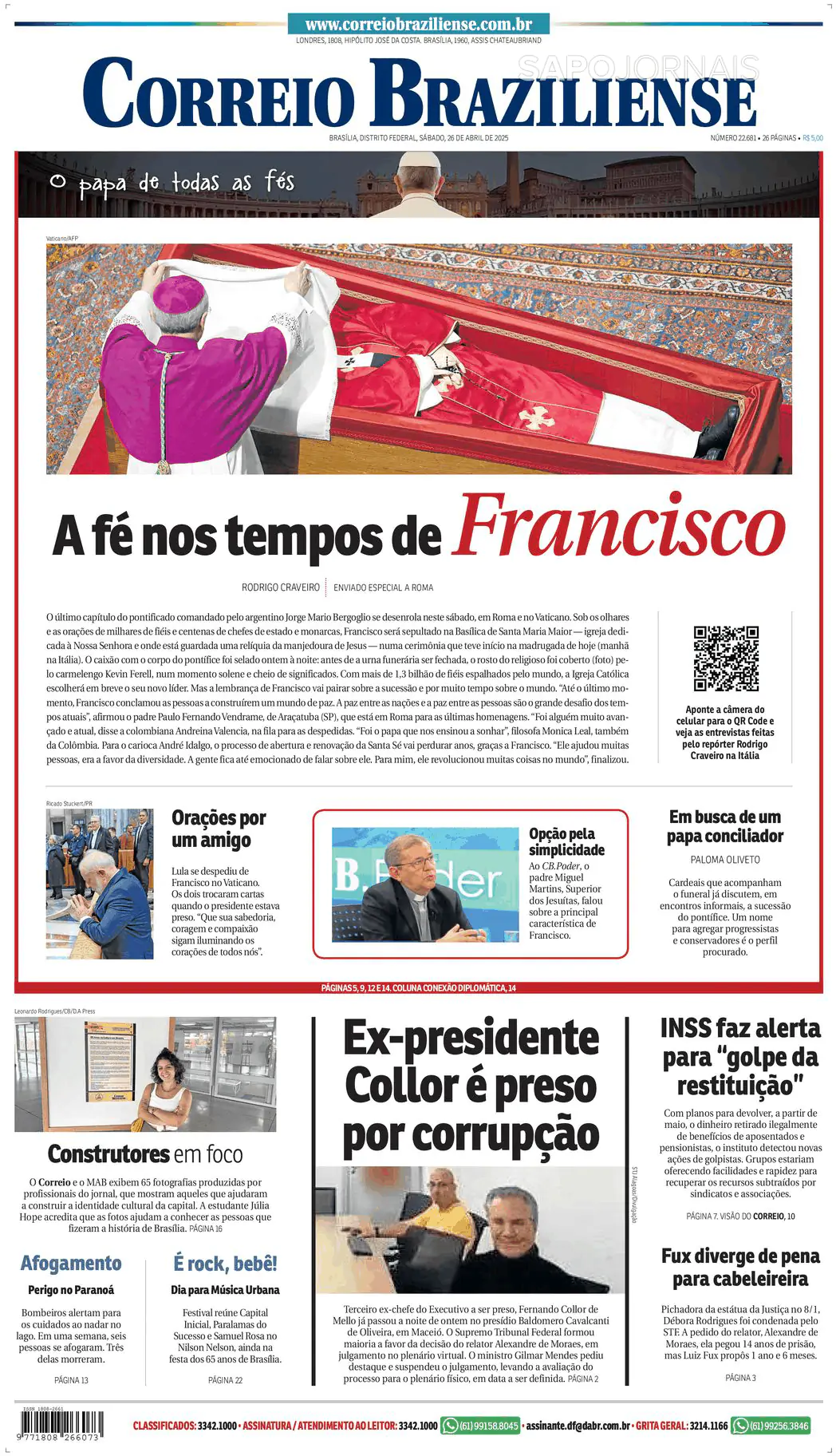 Capa Correio Braziliense