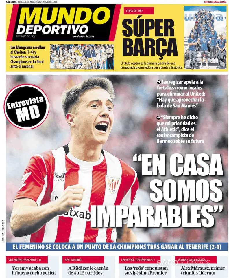 Capa Mundo Deportivo (Bizkaia-Araba)