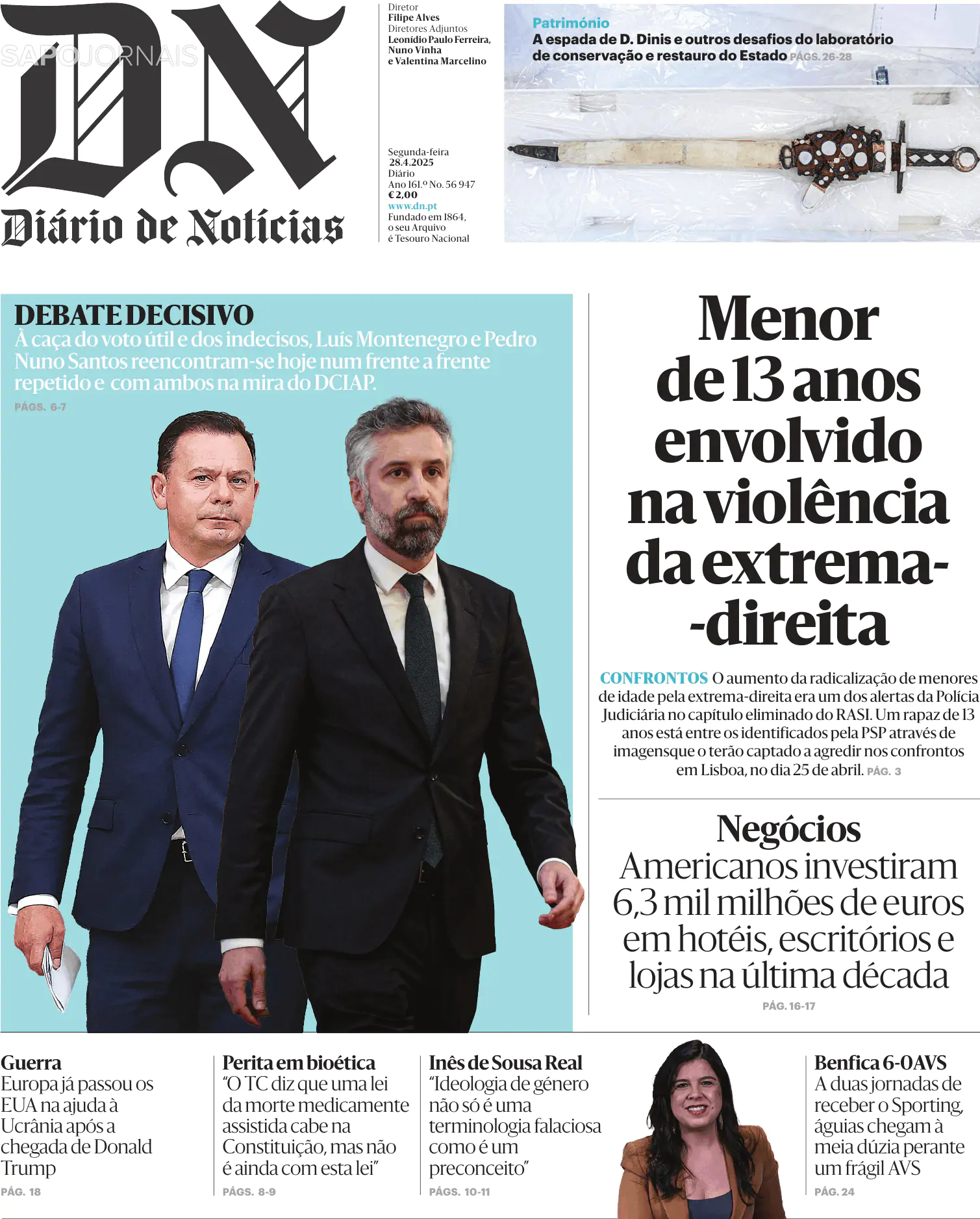 Capa O Jornal Económico