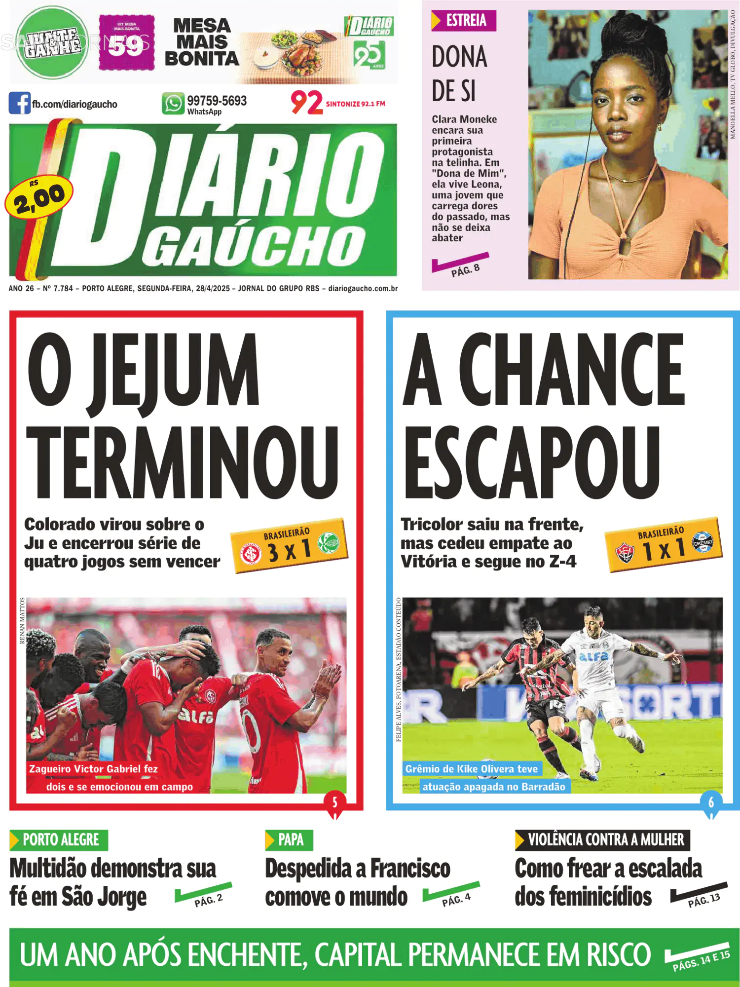 Capa Diário Gaúcho