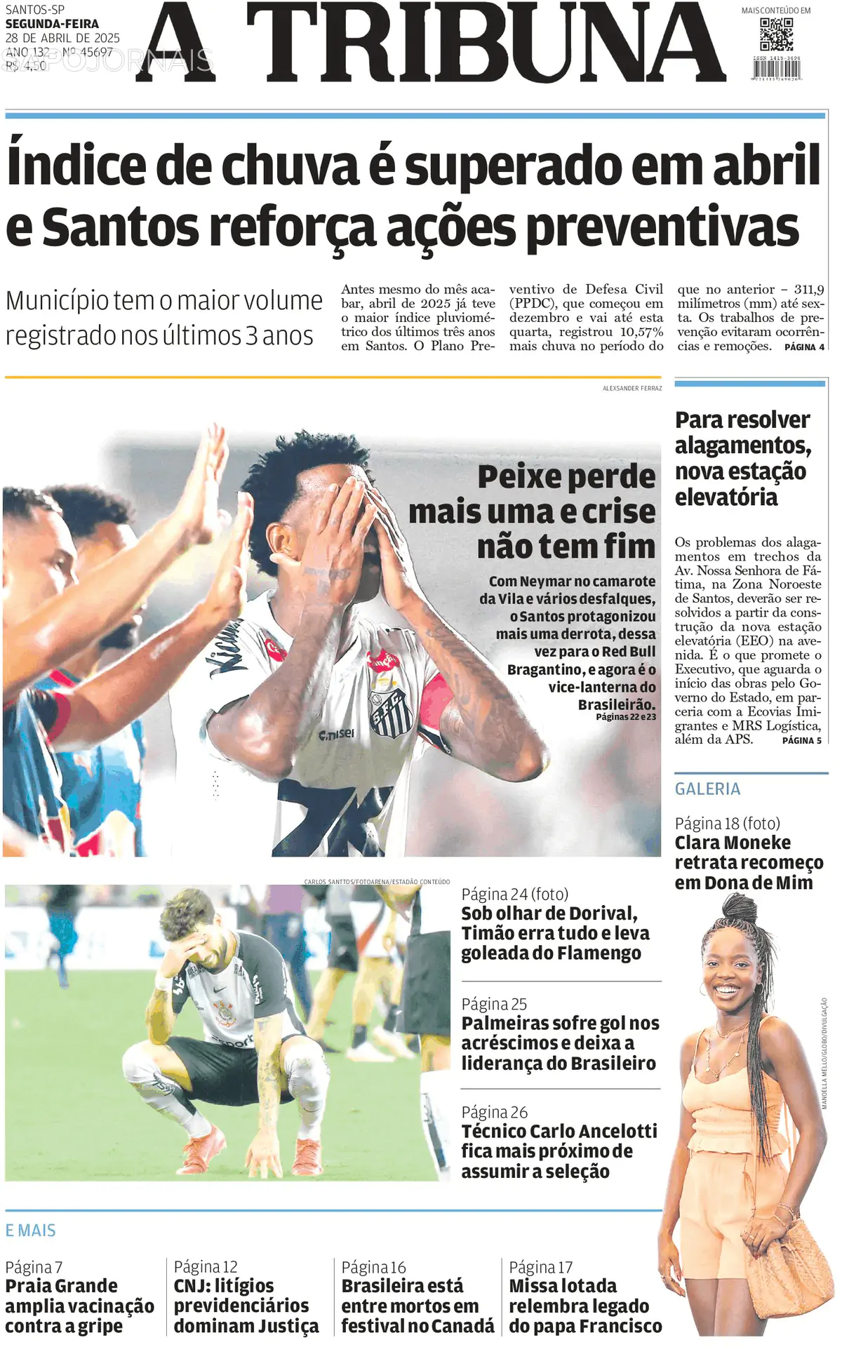 Capa A Tribuna de Santos