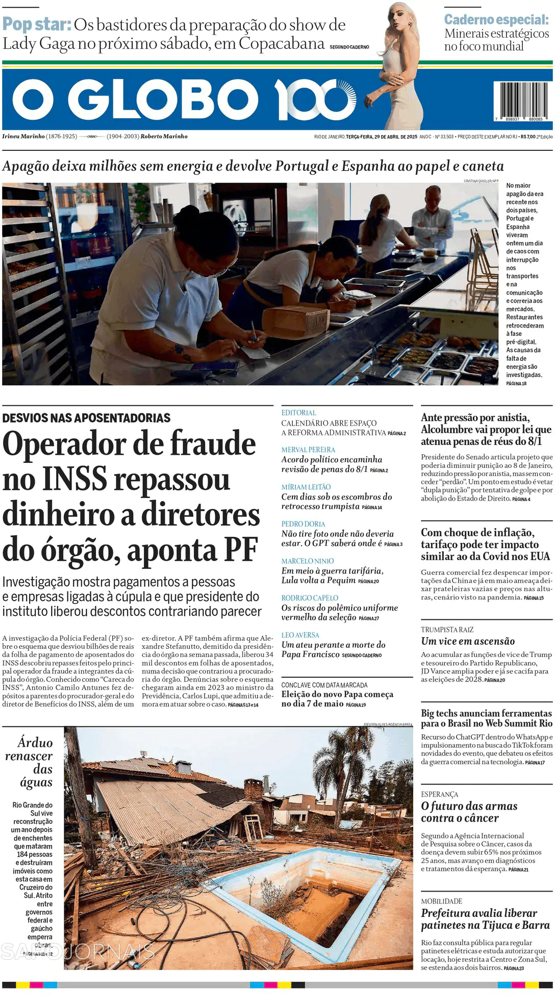 Capa O Globo