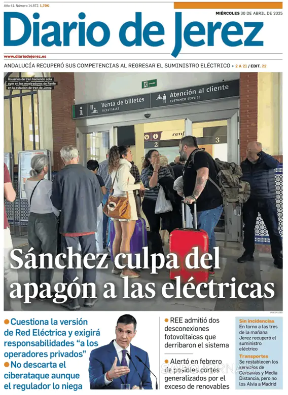 Capa Diario de Jerez