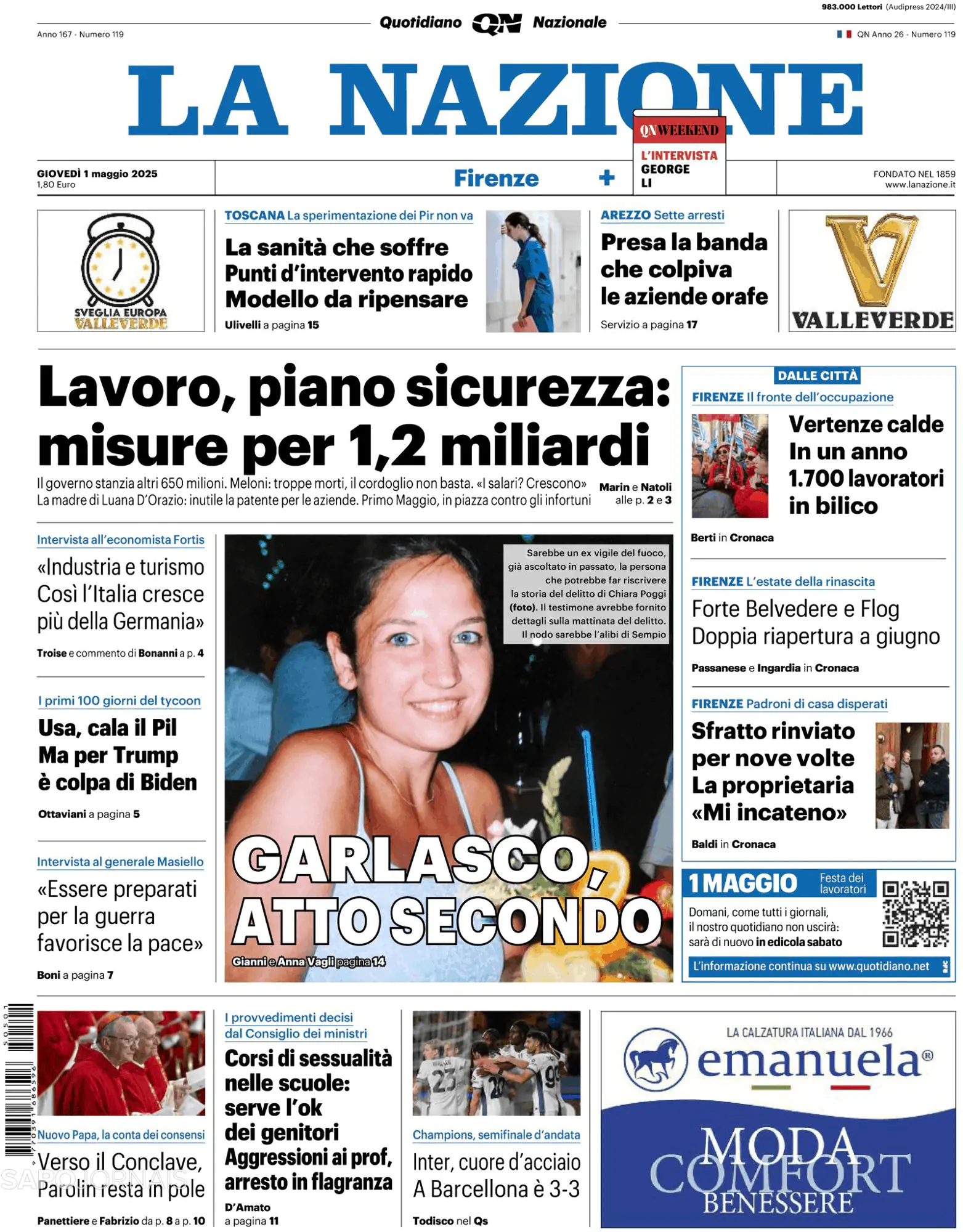Capa La Nazione