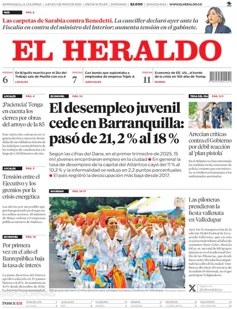 Capa El Heraldo