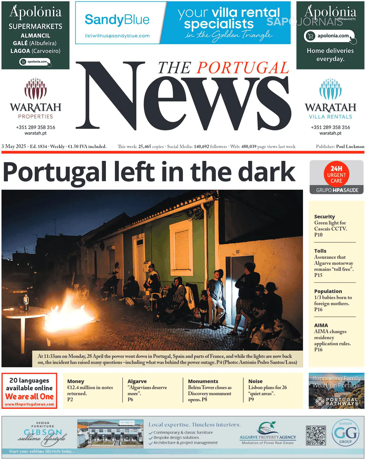 Capa The Portugal News