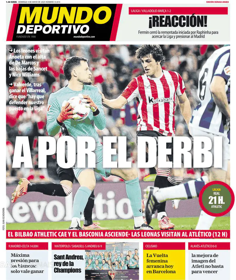 Capa Mundo Deportivo (Bizkaia-Araba)