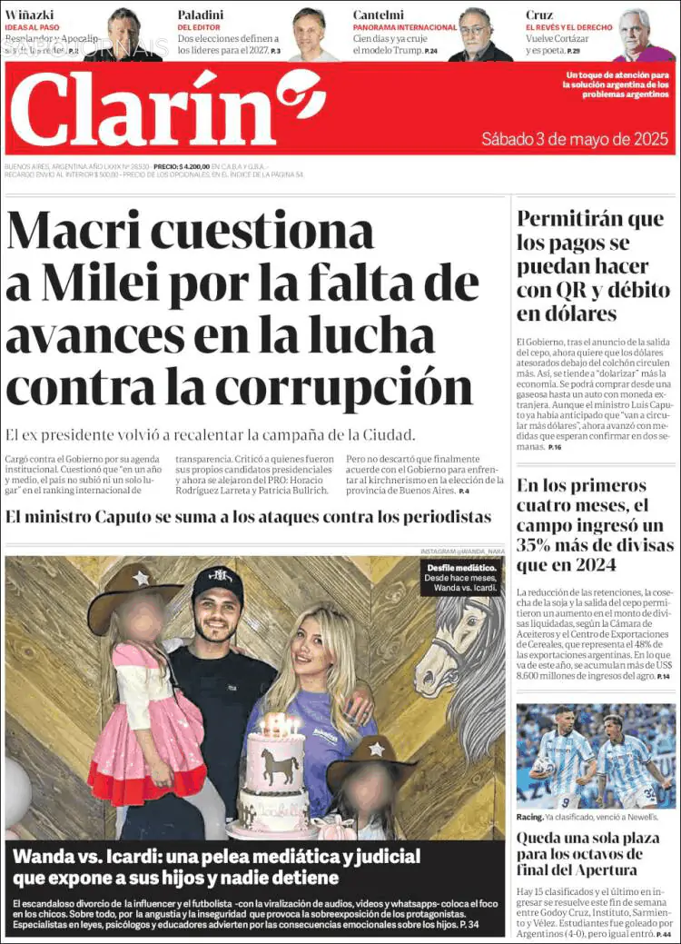 Capa Clarín