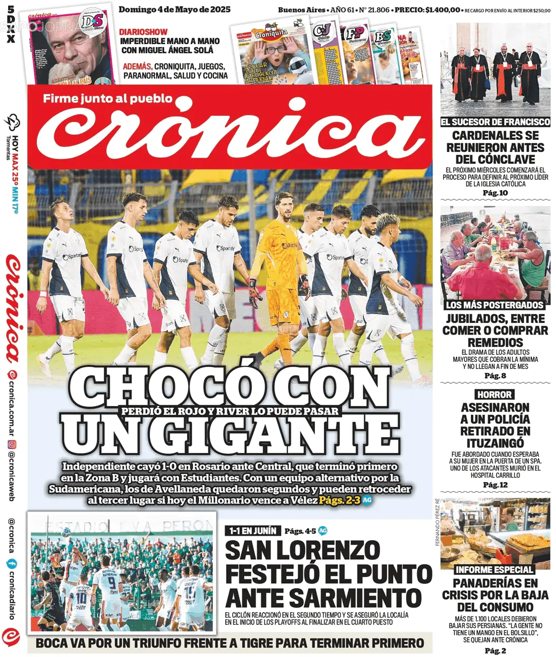Capa Crónica