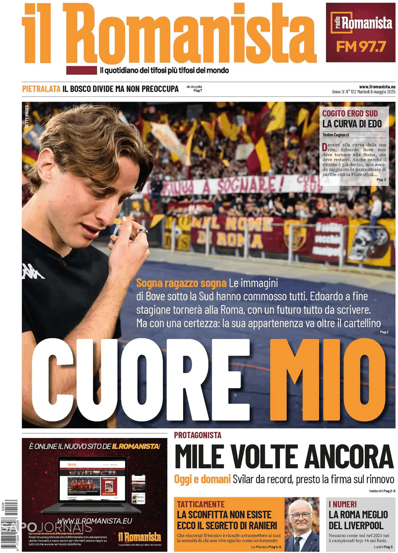 Capa Il Romanista