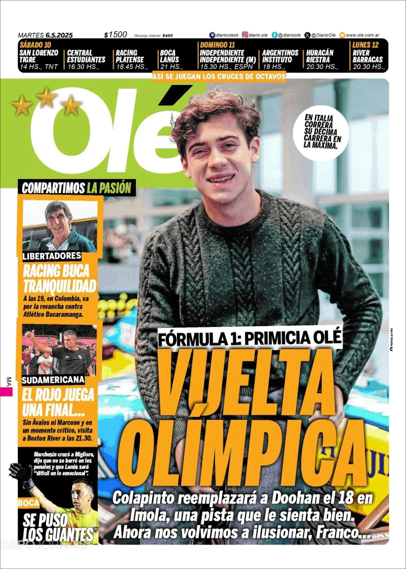 Capa Olé