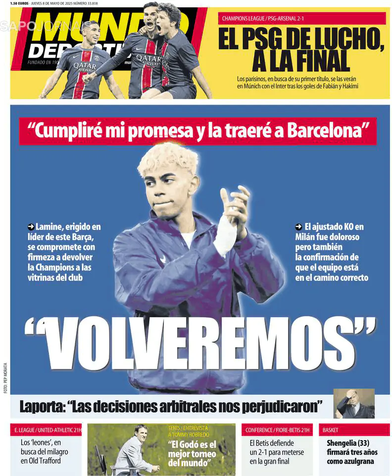 Capa Mundo Deportivo