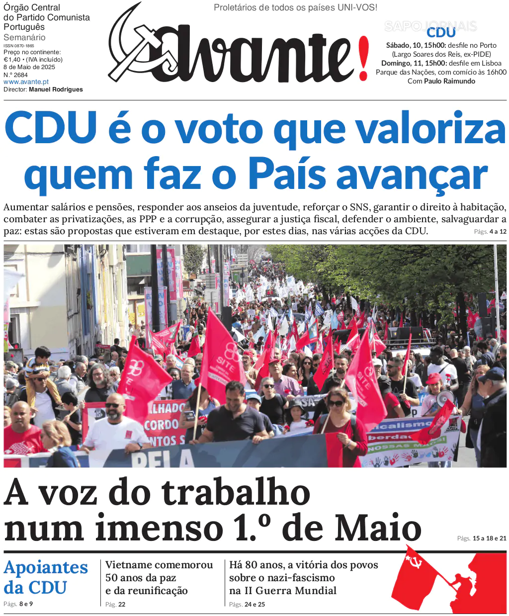 Capa Avante!