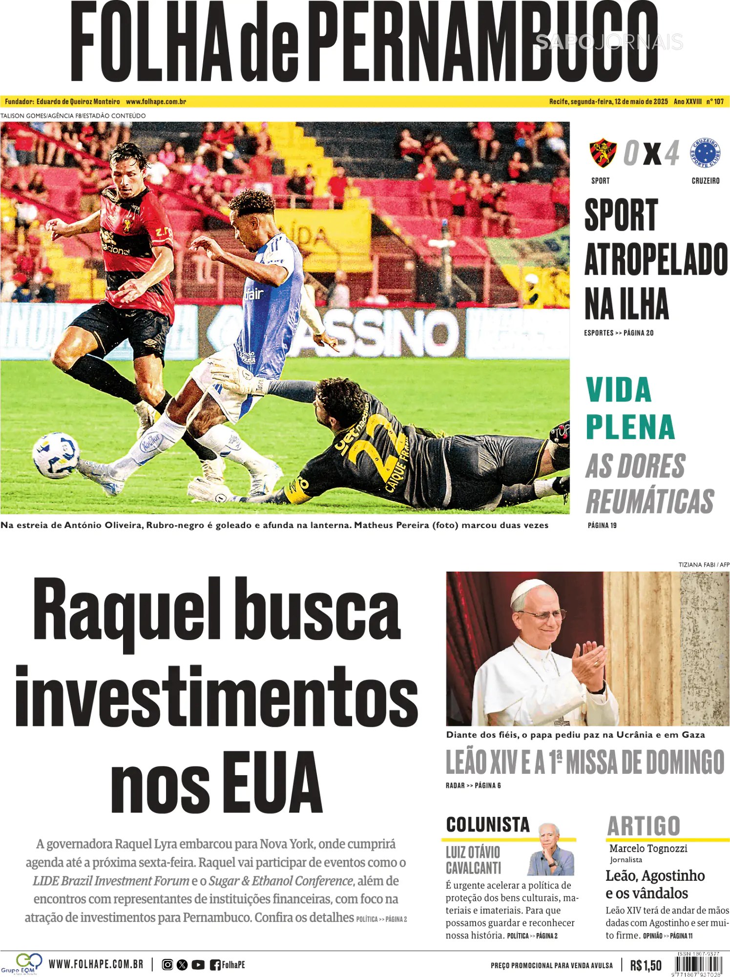 Capa Folha de Pernambuco