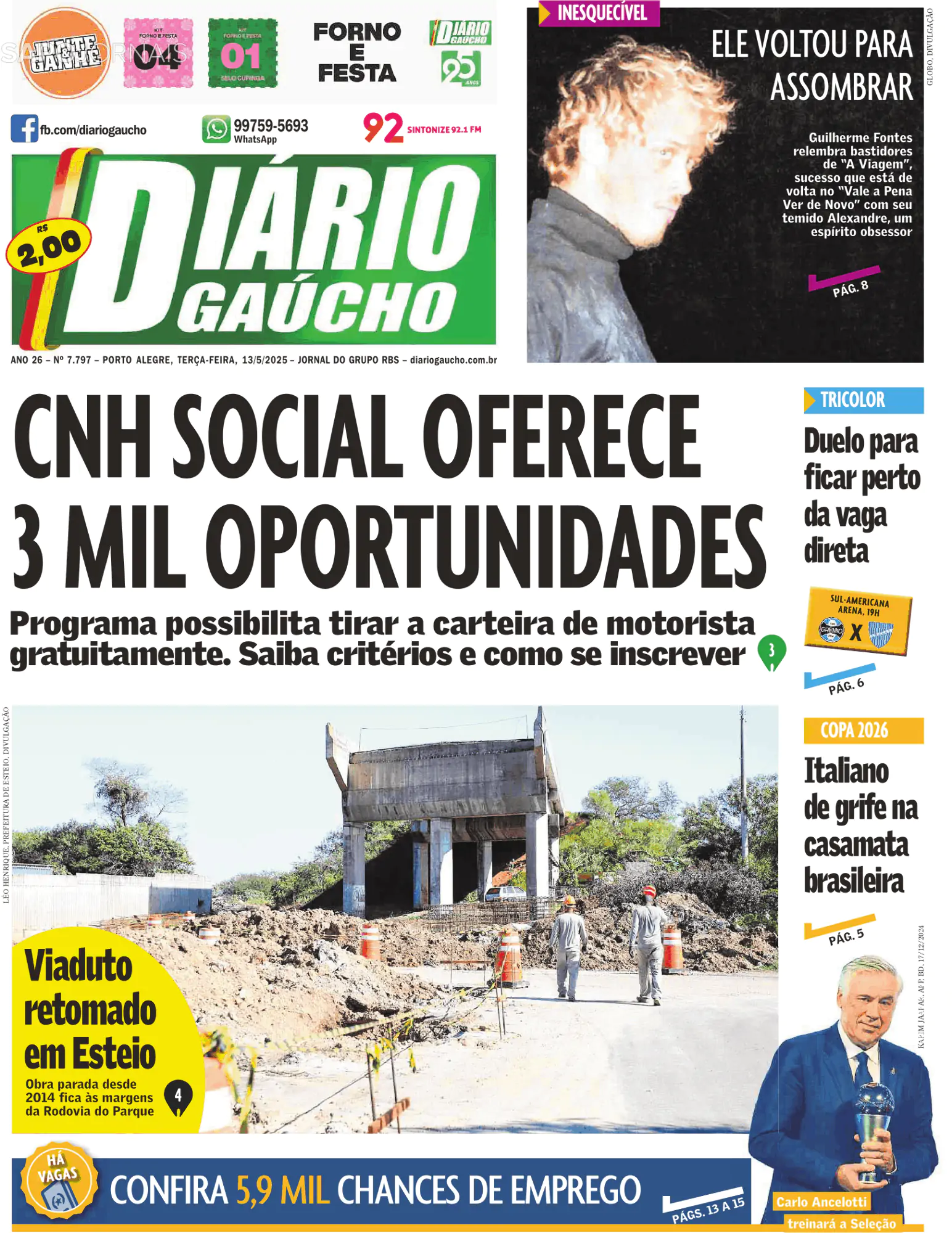 Capa Diário Gaúcho