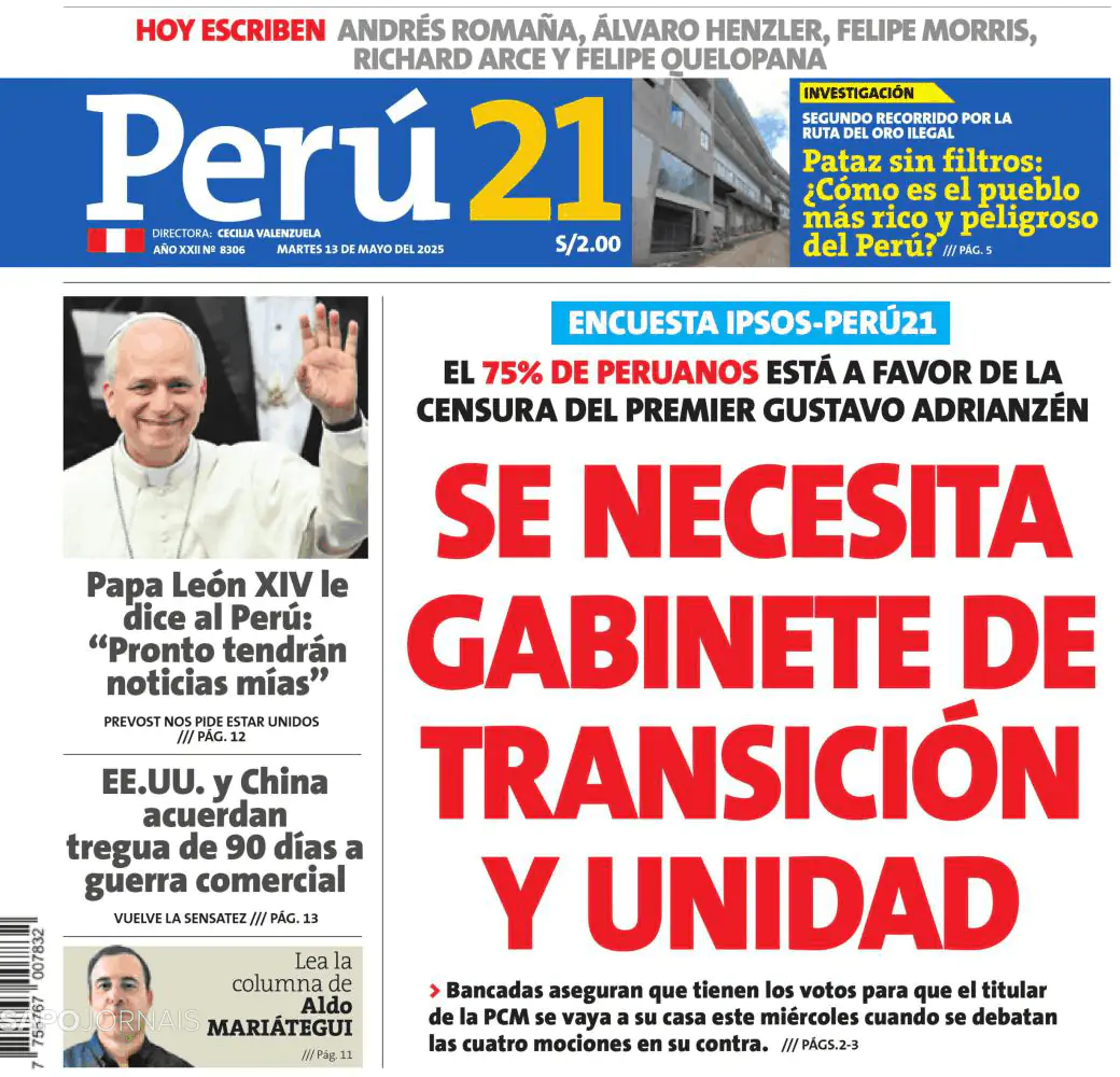 Capa Perú 21