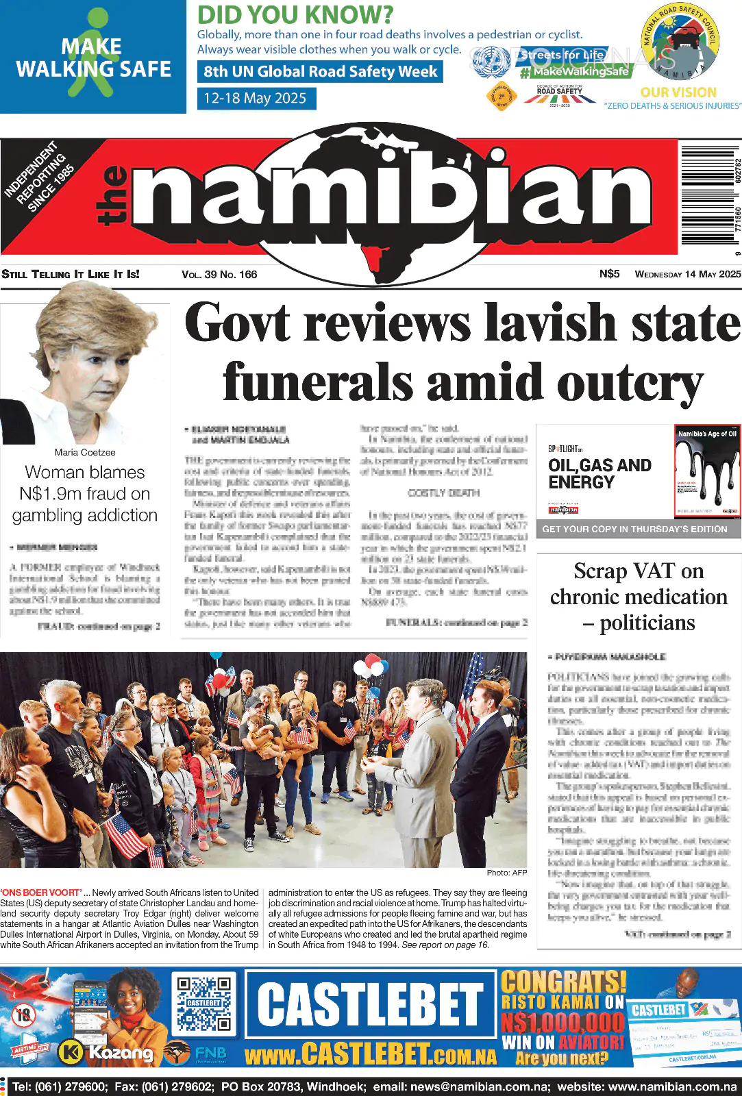 Capa The Namibian