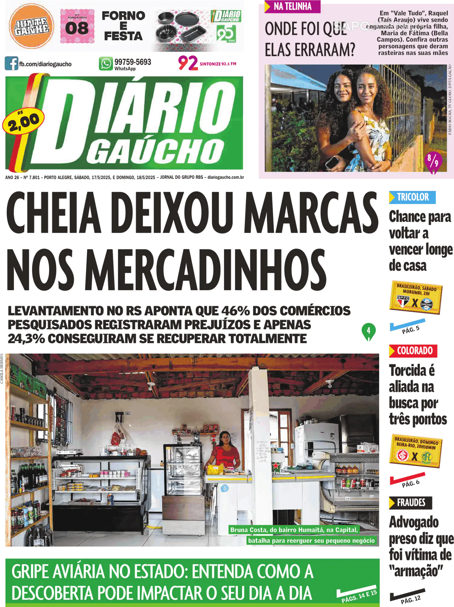 Capa Diário Gaúcho