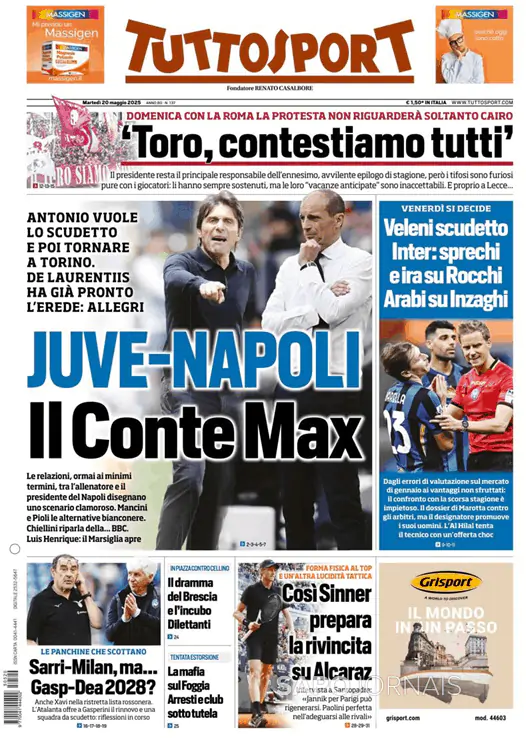 Capa Tuttosport