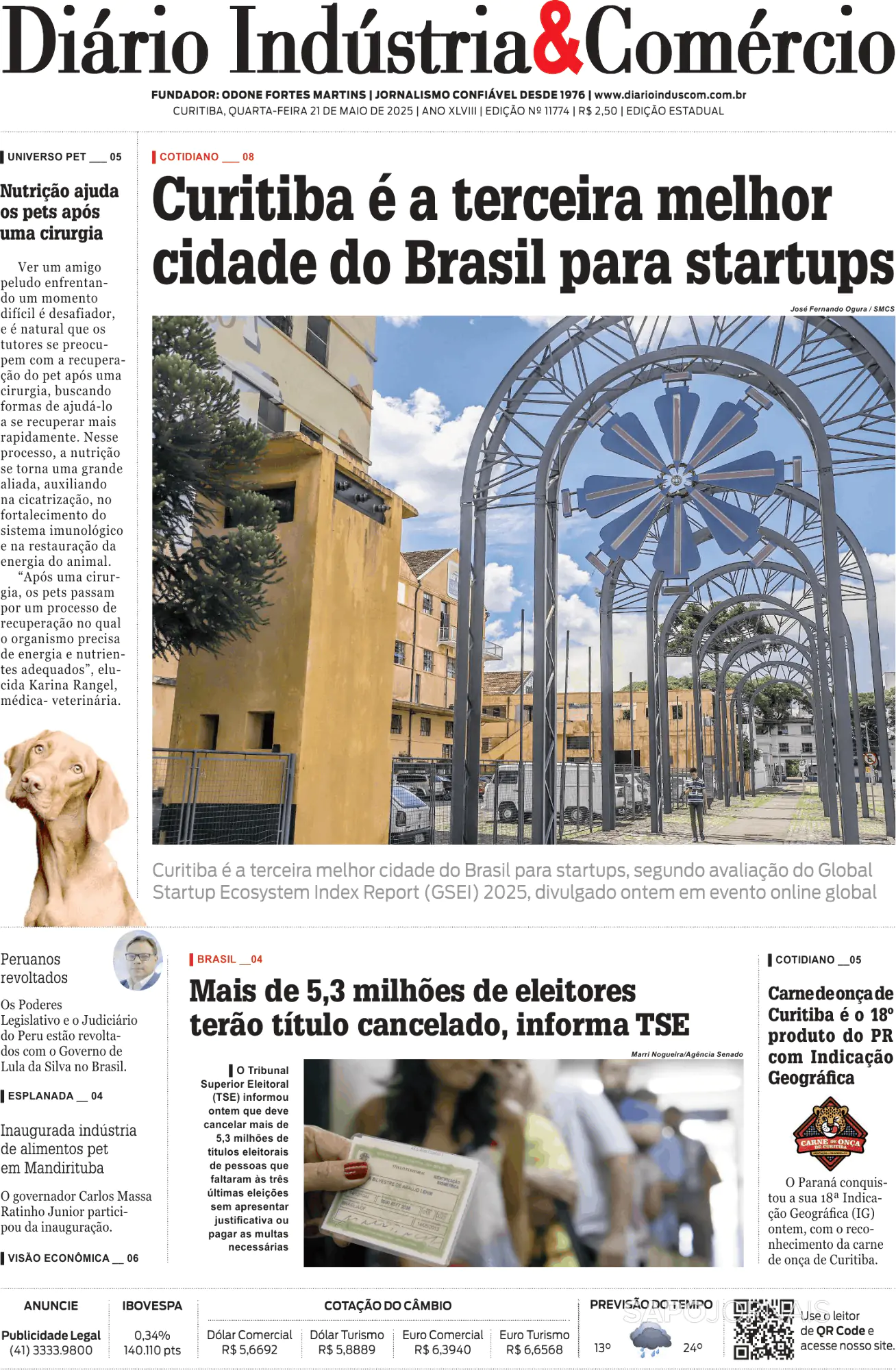 Capa Diário Indústria & Comércio